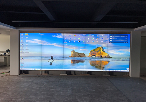 江海通訊實業(yè)發(fā)展有限公司展廳拼接屏